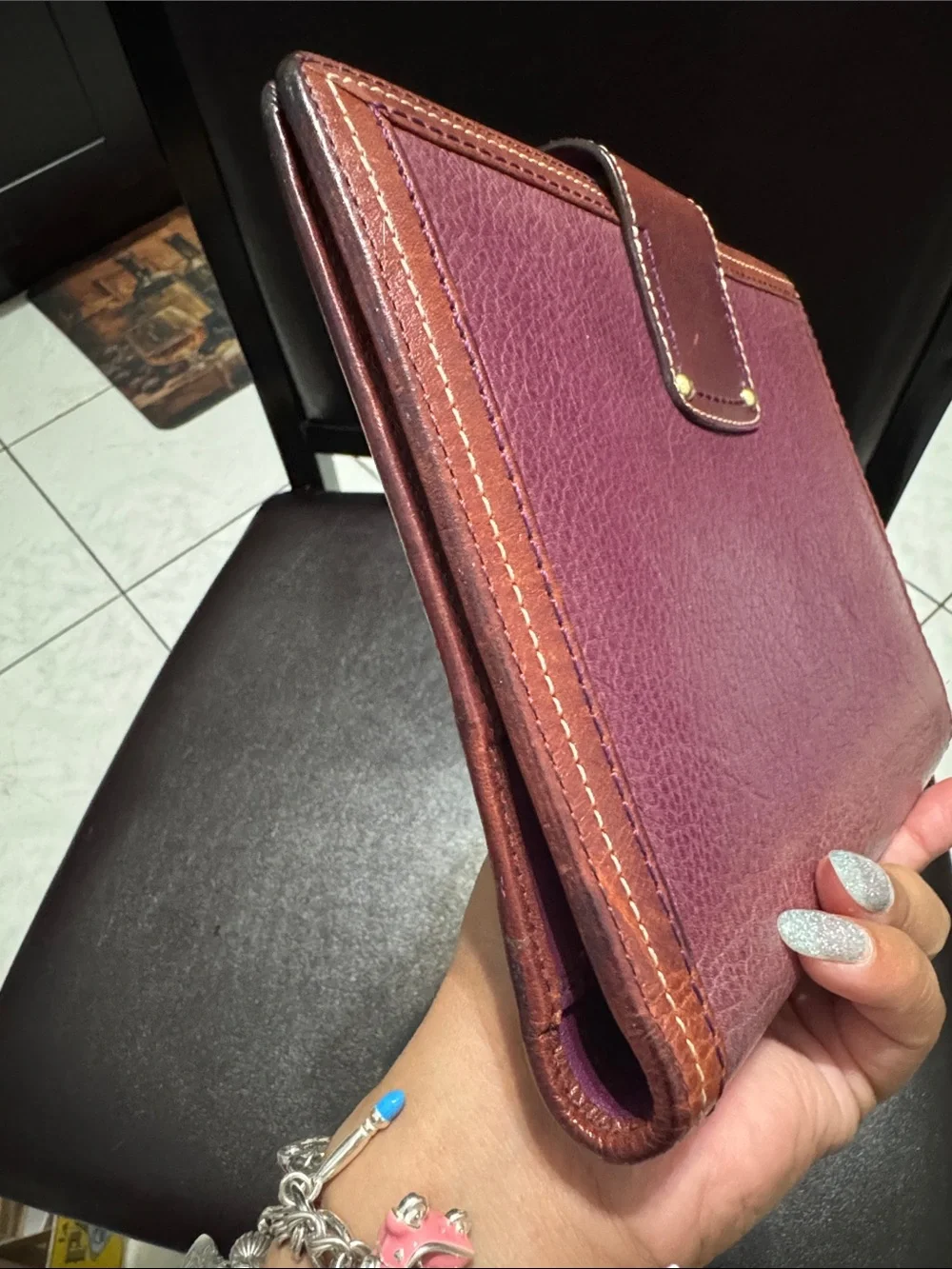 Coach Legacy leather turnlock
